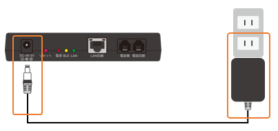 レストランボード CTI-BOXから電源を外す